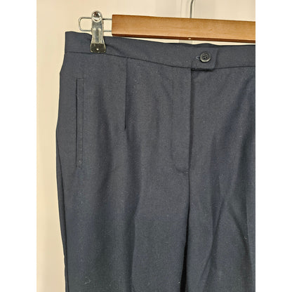 Vintage Dressbarn Womens Sz 8 Straight Leg Dress Pants Navy Blue