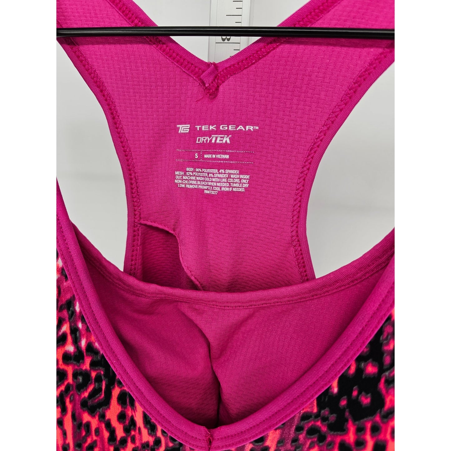 Tek Gear Womens Sz S Maxi length Athletic Dress Built in Bra Bright Pink NEW