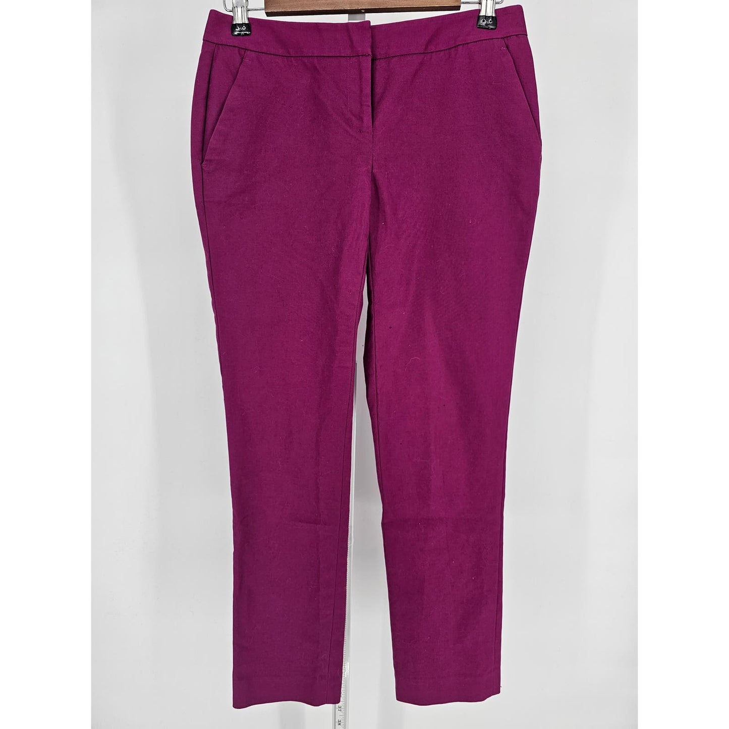 Vince Camuto Womens Sz 0 Straight Leg Career Pants Purple