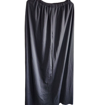 Vintage Formal Occasions Womens Sz M Modest Maxi Skirt Black