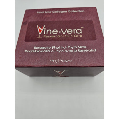 New VINE VERA RESVERATROL PINOT NOIR COLLAGEN PHYTOSILK SKINCARE MASK 100g