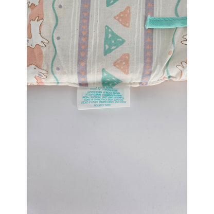 Vintage JUDI-S Coyote Baby Crib Headboard Bumper Southwestern Pastel