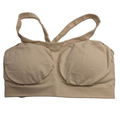 Barely There Womens Sz XS No Wire Racerback Bra Beige