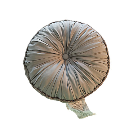 Opalhouse for Target 13" Roud Tufted Decorative Pillow Gray Silver Boho