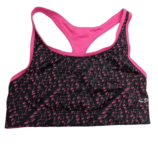 C9 by Champion Womens Sz S Compression Sports Bra Pink and Black Racerback