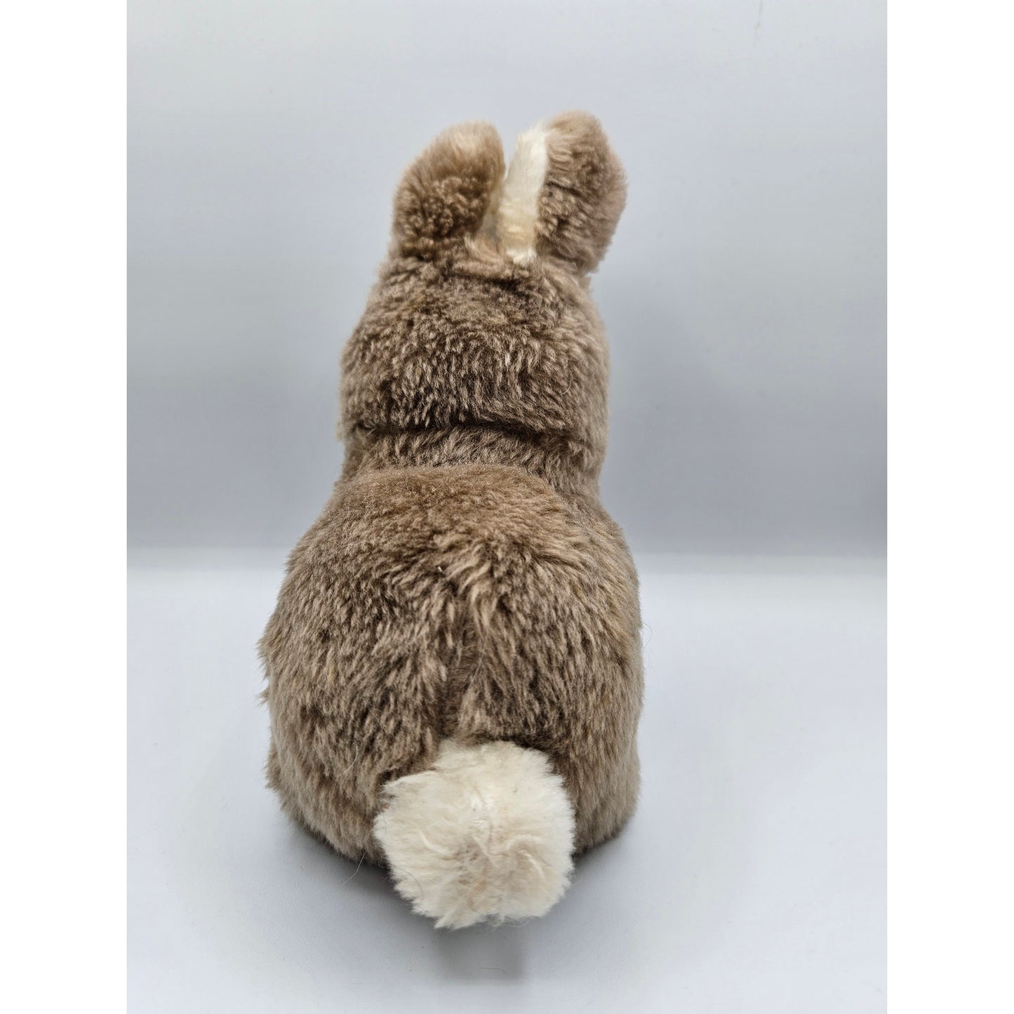 Vintage 1980s Red Eye Bunny Battery Operated Toy Iwaya Brown