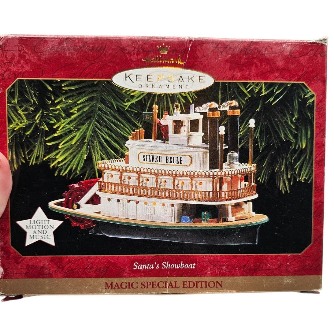Hallmark Keepsake Ornament Santa's Showboat Special Edition Ornament 1997