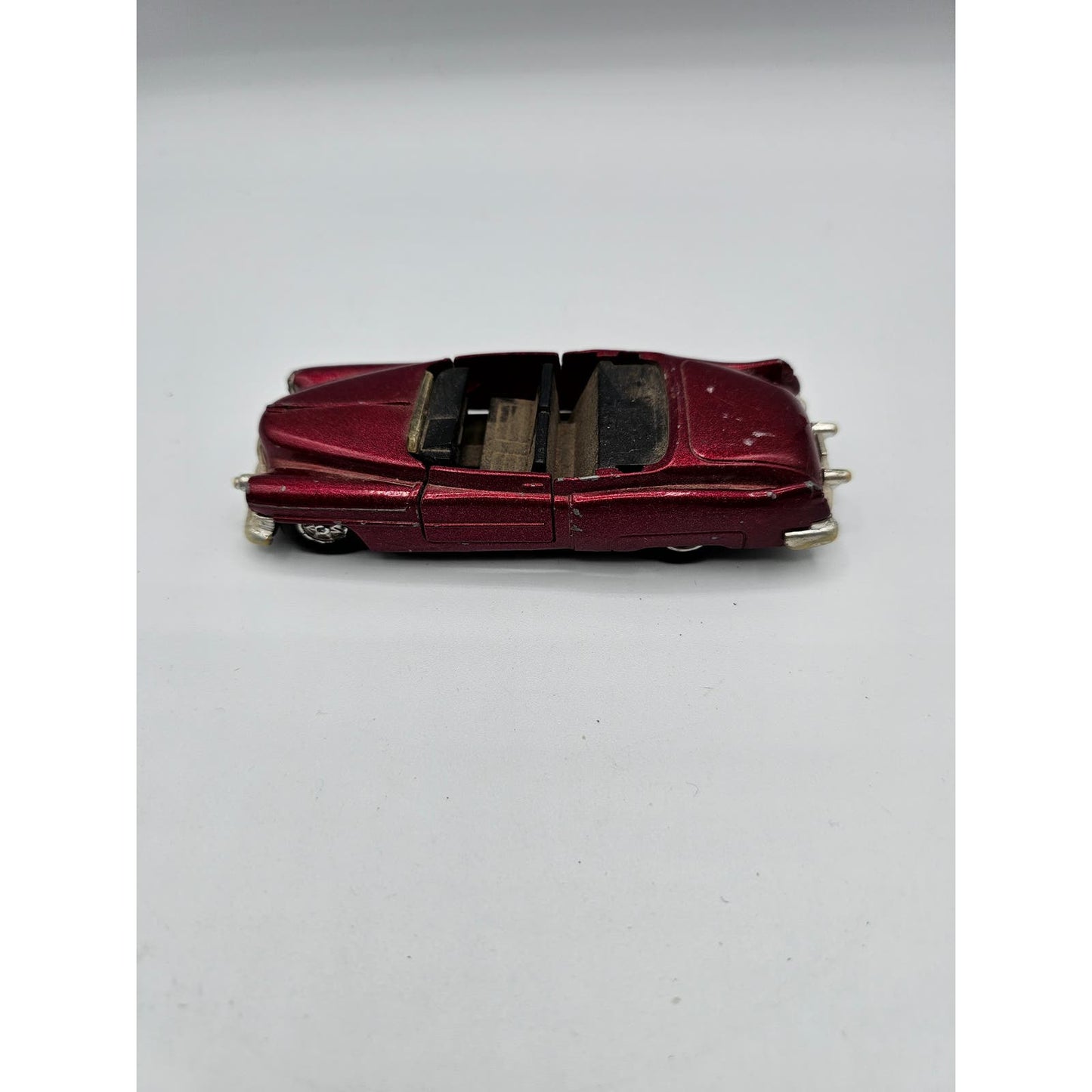 1953 Cadillac Eldorado Convertible Red Diecast Car Detailed Vintage