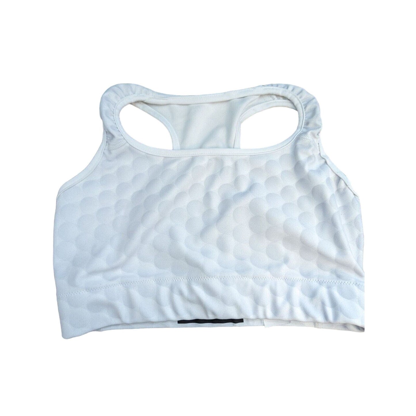 Gear Bunch Womens Sz S Sports Bra White Racerback Golf Print