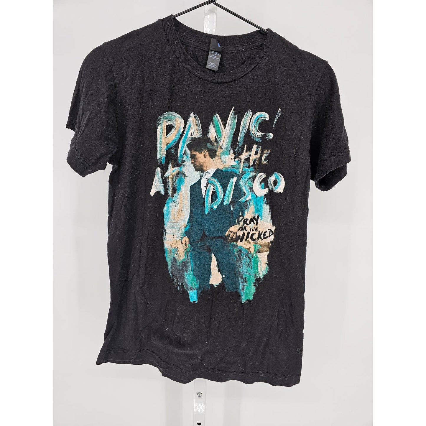 Panic at the Disco Womens Sz S Short Sleeve T Shirt Pray for the Wicked Black