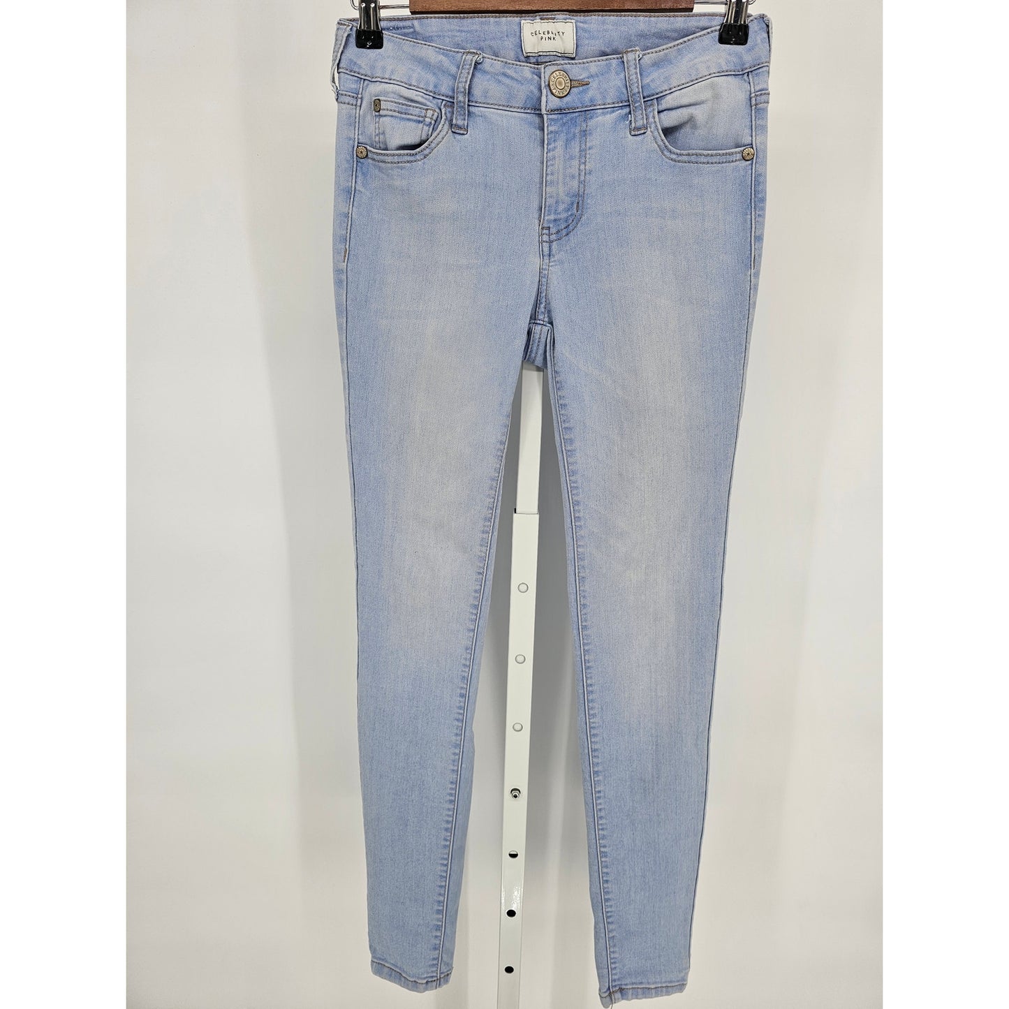 Celebrity Pink Womens Sz 27 Light Wash Blue Jeans Skinny Stretch