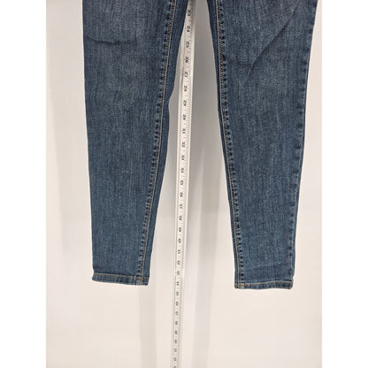 Collusion Juniors Sz 1 Super Skinny High Rise Blue Jeans