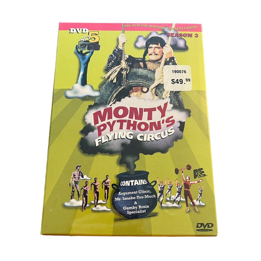 Monty Python Flying Circus Season 3 DVD Set 5 NEw Sealed