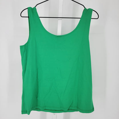 Jillian & Nicole Womens Sz L Scoop Neck Tank Top Kelly Green