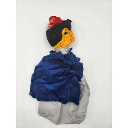 Vintage Germany Wooden Wood hand Puppet by DREF Boy Red Hair