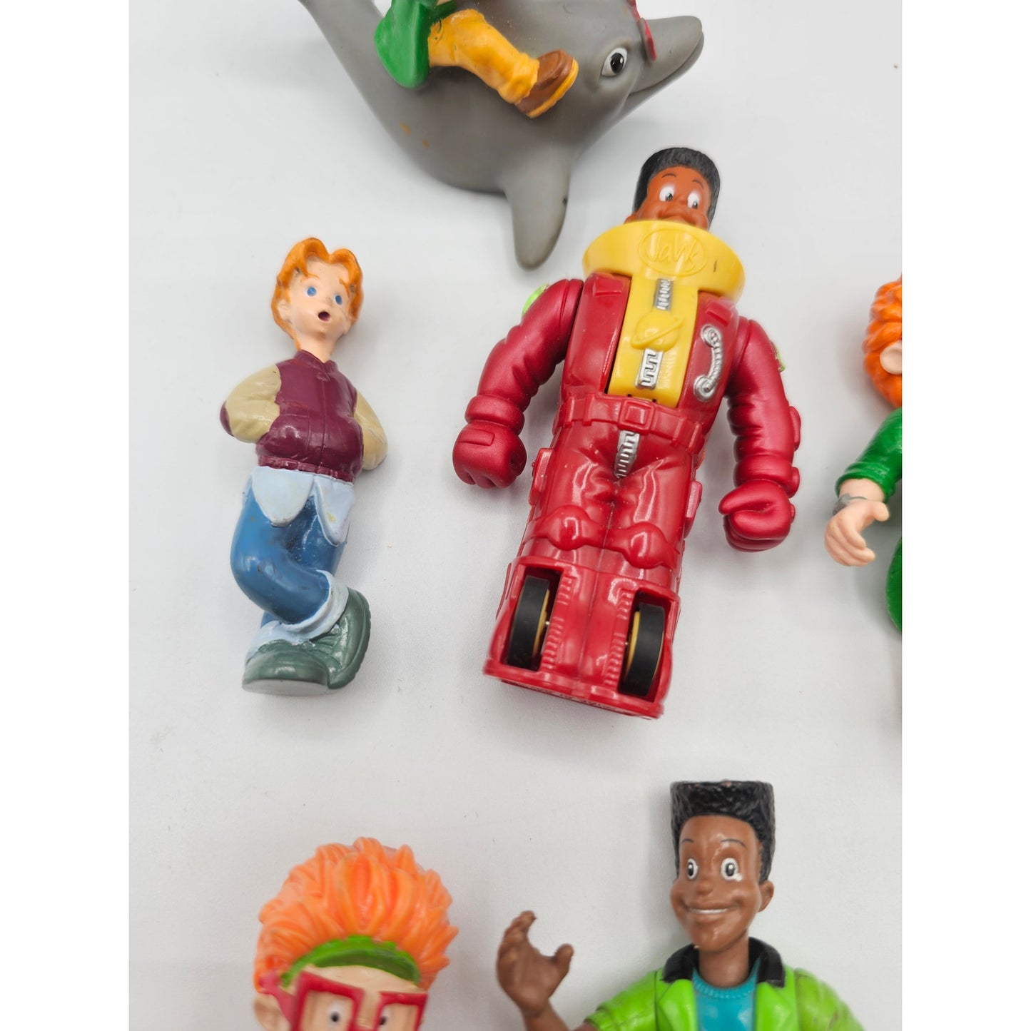 Vintage 1990s Burger King Kids Club PVC Action Figures Set of 6