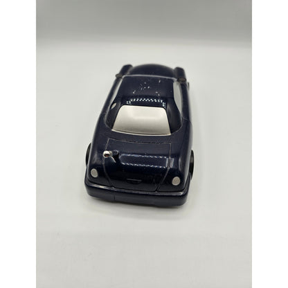 Vintage Navy Blue Car Shaped - AM/FM Radio Transistor Novelty No Box