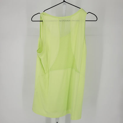 Marika Womens Sz M Loose Fit Athletic Tank Top Bright Neon Green