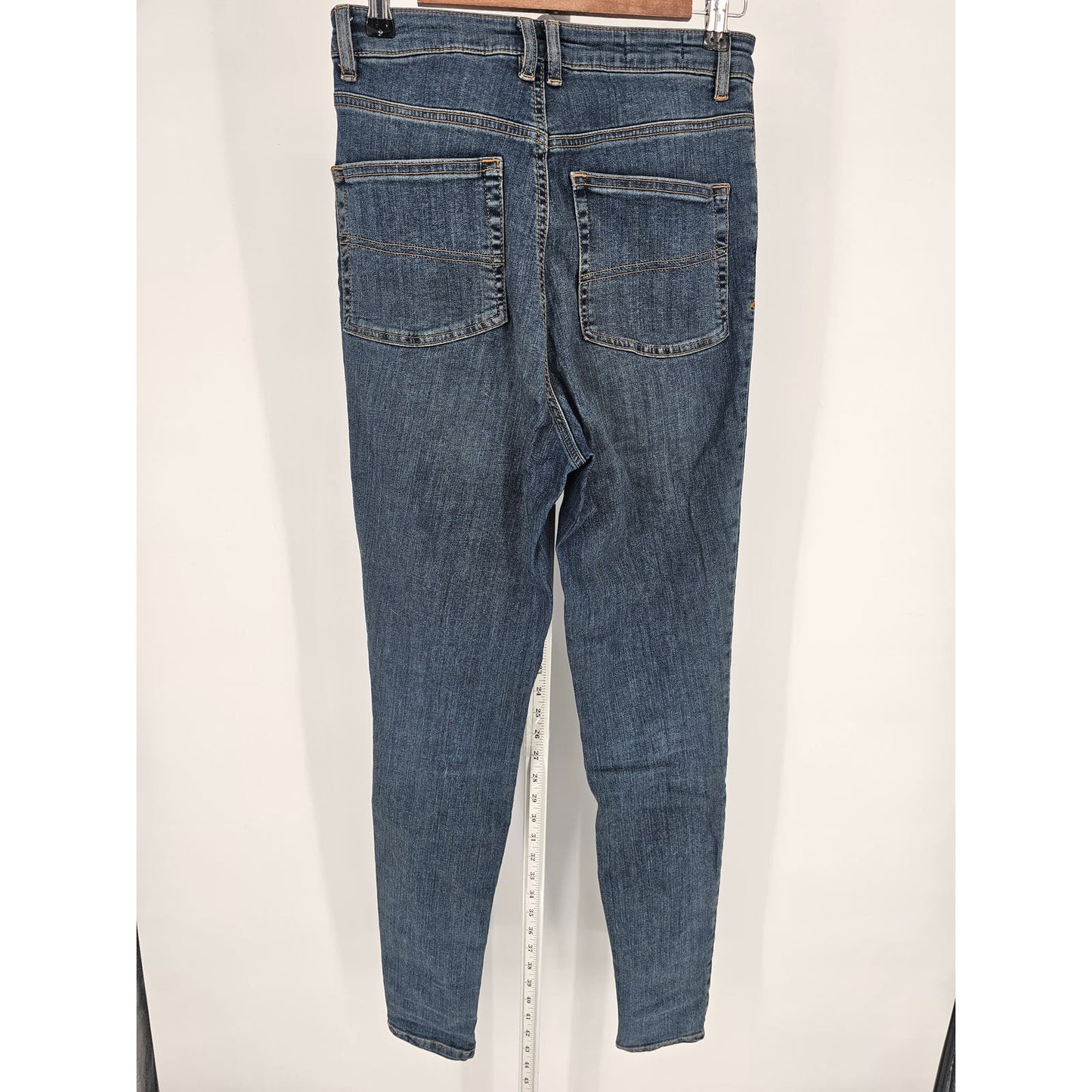 Collusion Juniors Sz 1 Super Skinny High Rise Blue Jeans