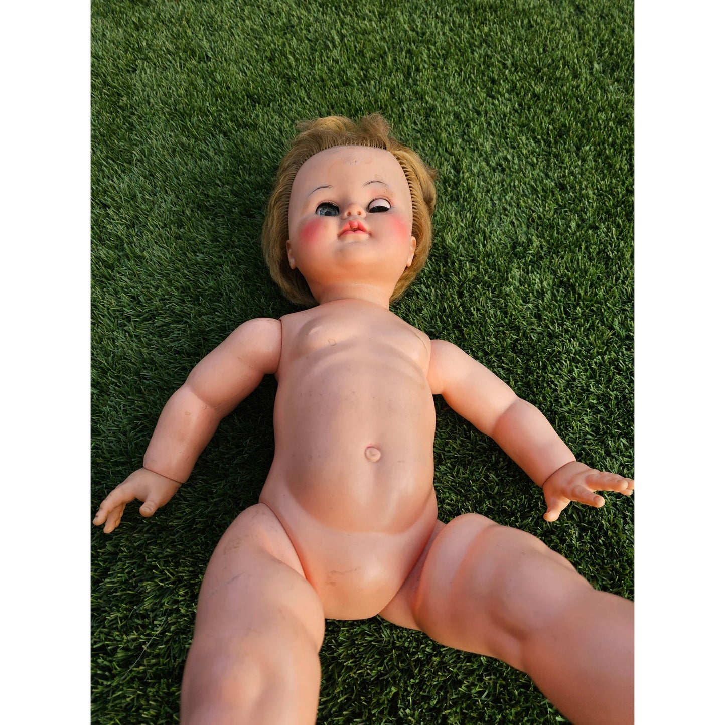 Vintage 1960s Rare Baby Kissy Doll K-22 by IDEAL Toy Co 22”