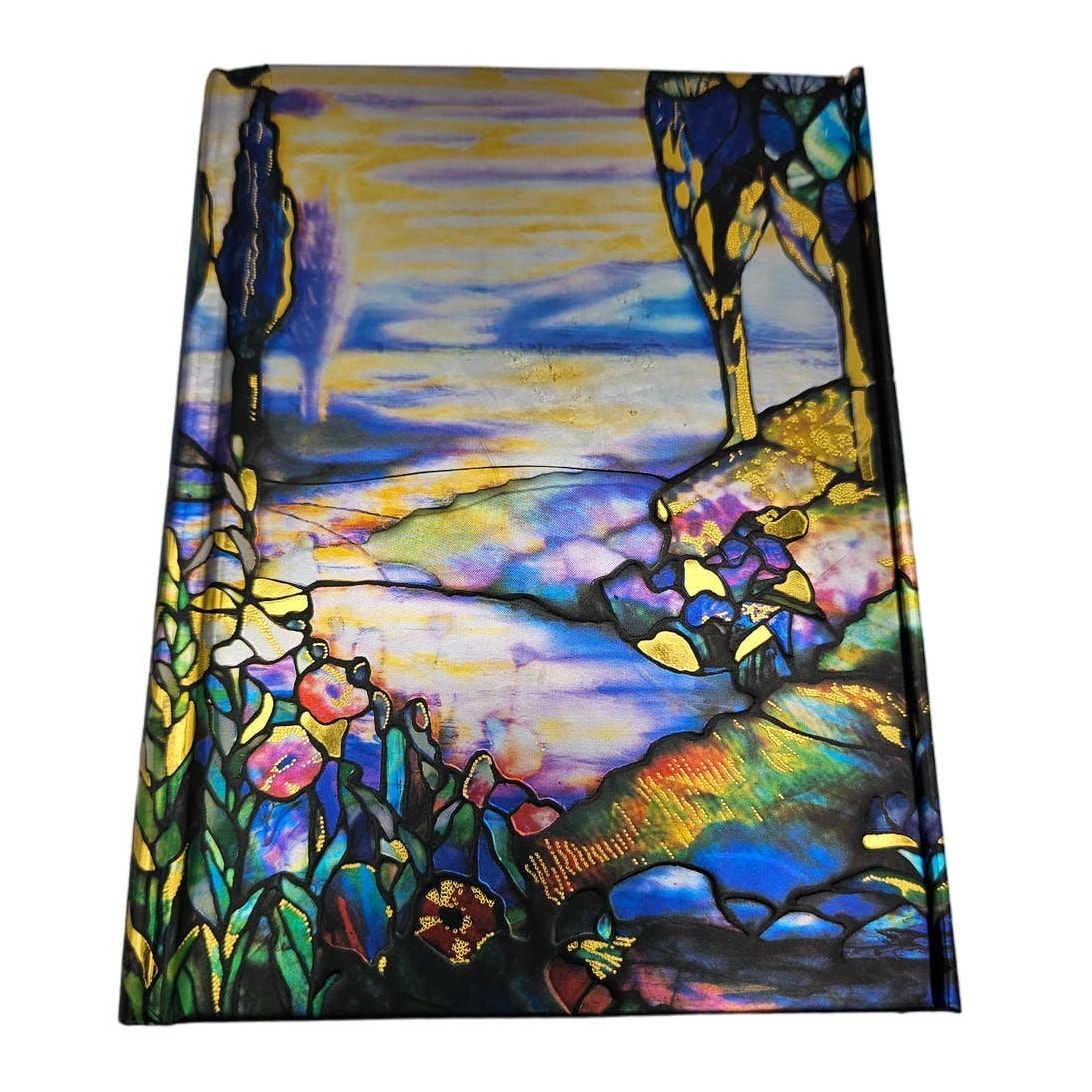 Flame Tree Pocket Notebook Tiffany Cypress and Lillies Foiled Journal