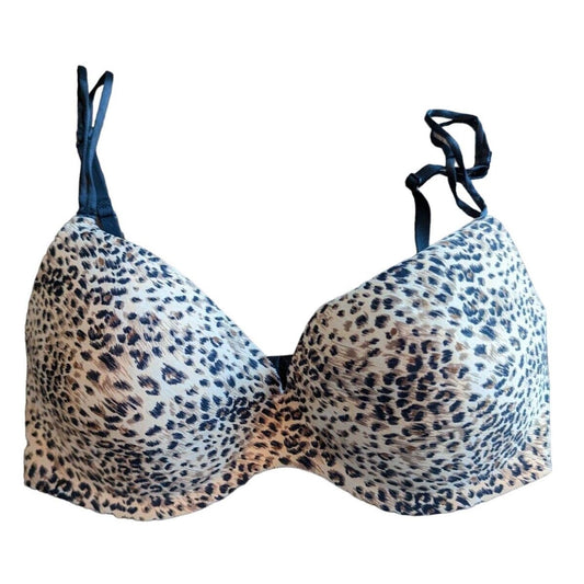 WACOAL 85680 Leopard iBRA Seamless Tagless Stitchless T-Shirt Bra 34D