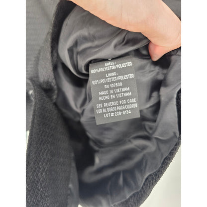 R&K Womens Sz 6 Structured Blazer Jacket Black Formal Rhinestone Studded