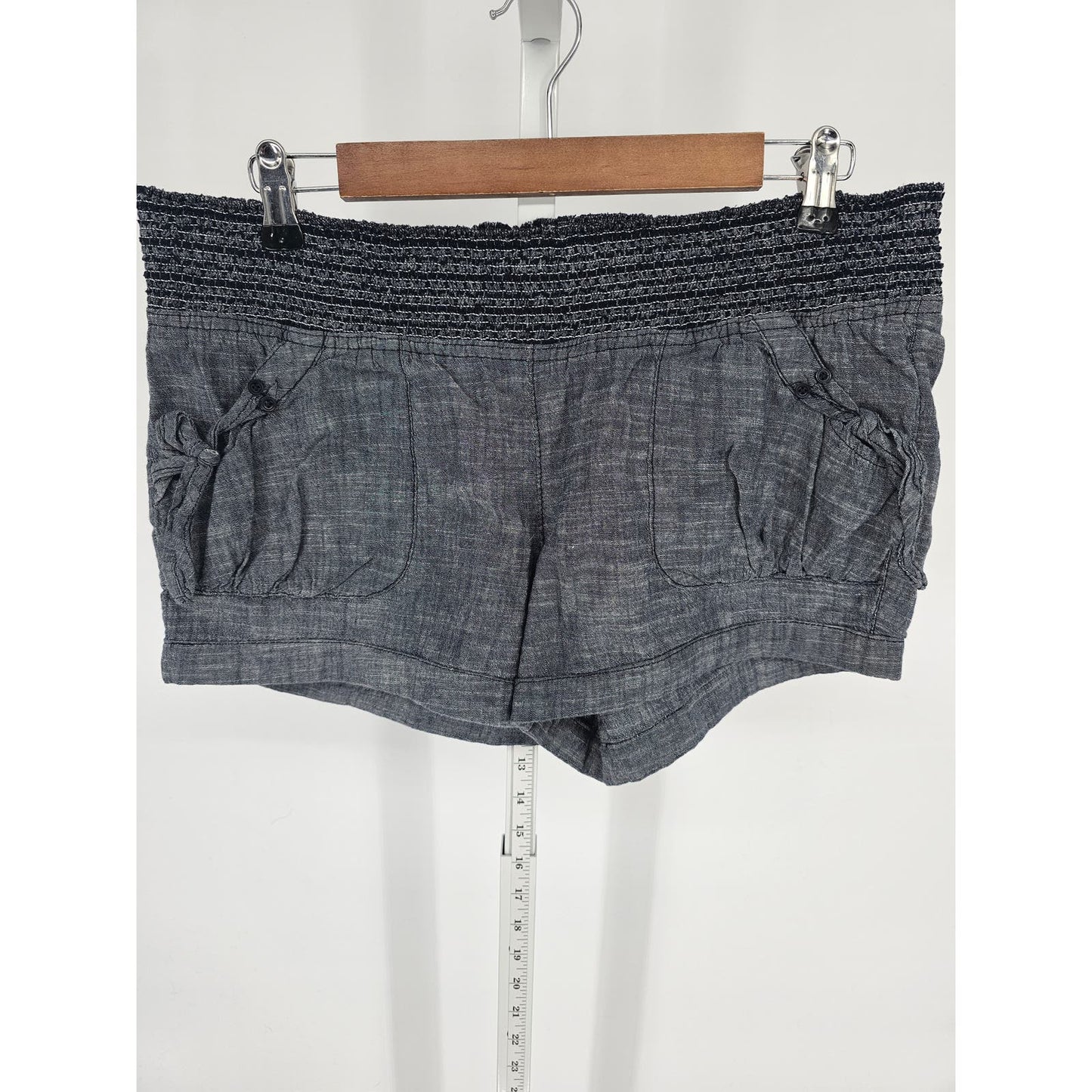 Candies Juniors Sz 13 Pull On Lounge Shorts Dark Gray