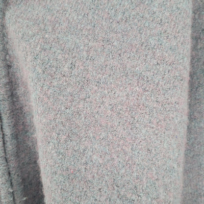 Croft & Barrow Womens Sz M Zip Up Cardigan Sweater Jacket Wool Blend Purple