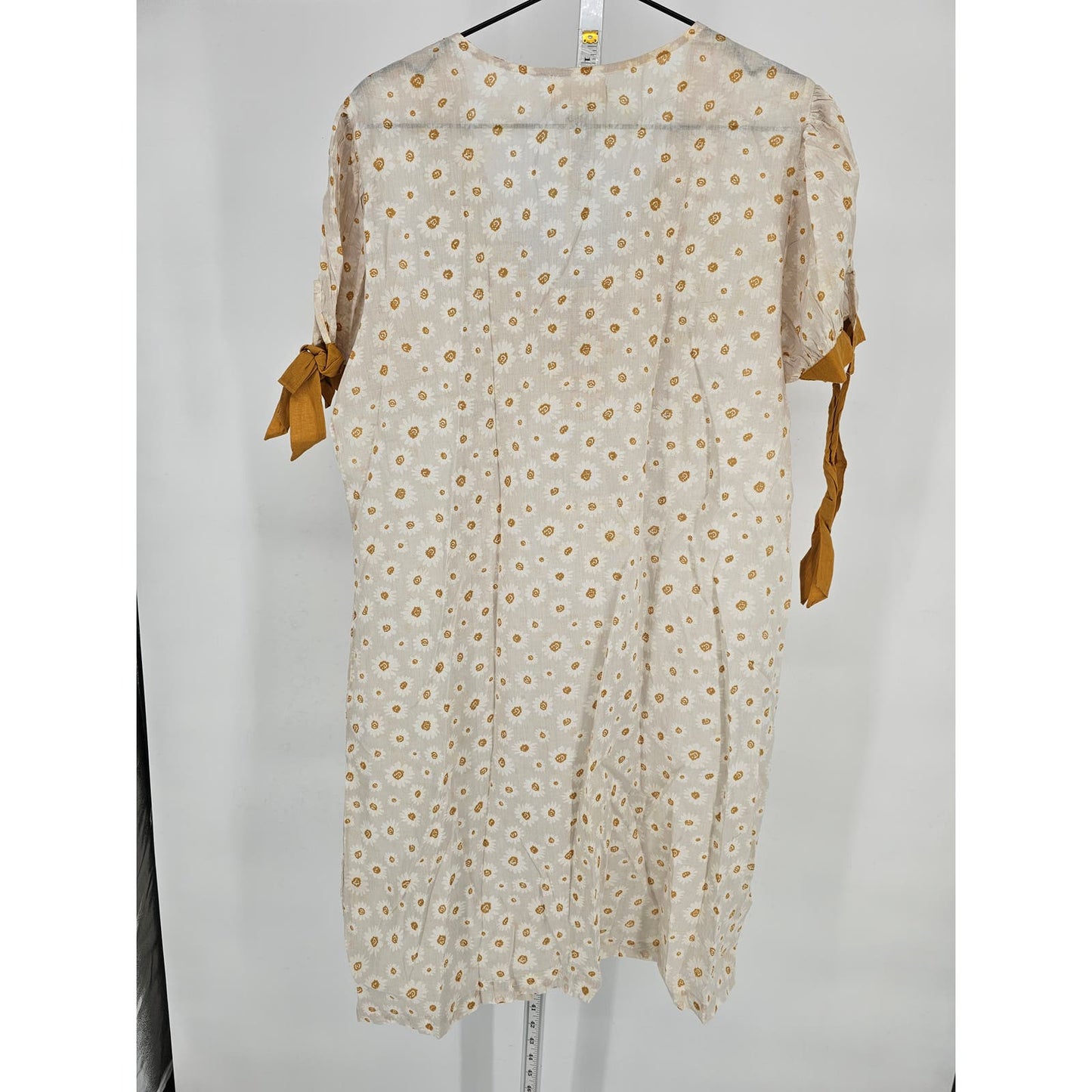 Bagatelle France Sunwear Womens Sz XL Short Sleeve Knee Length Dress Beige NEW