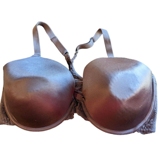 Maidenform Womens Sz 38DD Front Clasp T Shirt Bra Bronze Style 214071