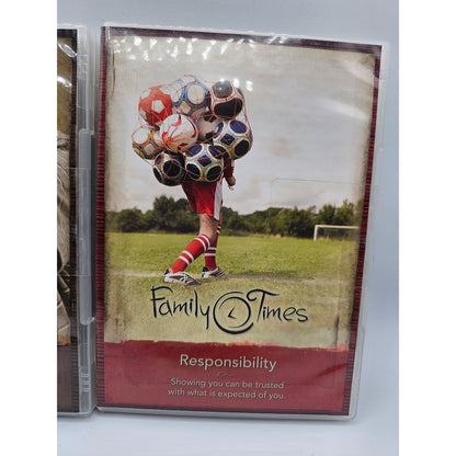 Family Times DVD Set New Sealed Forgiveness Responsibility Christian Homeschool