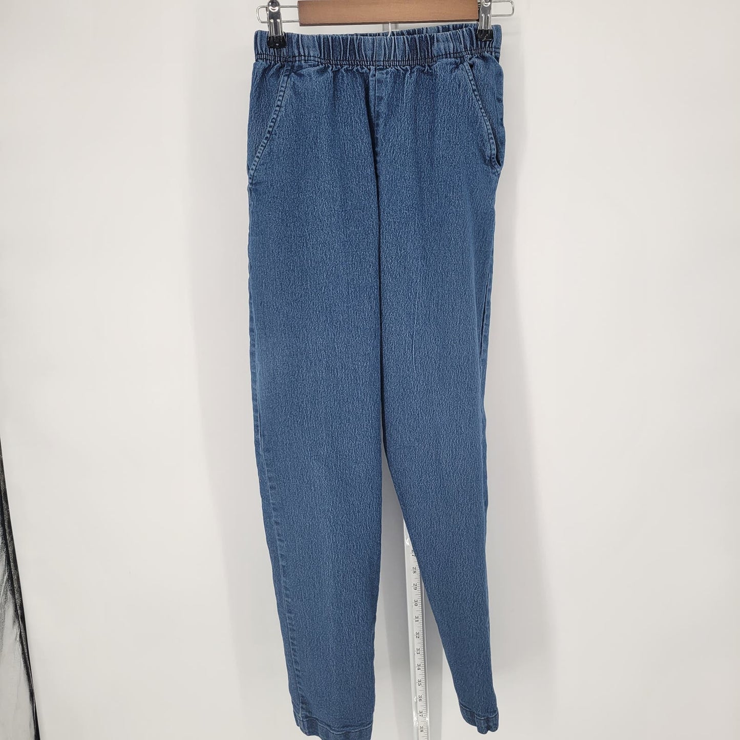 Vtg 1990s American Sweetheart Womens Sz S Pull On Blue Jeans Medium Wash