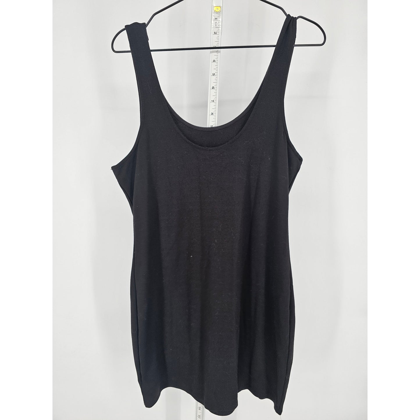 Divided by H&M Womens Sz L Knee Length Sleeveless Dress Black White Retro