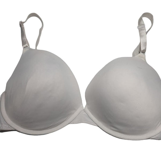 Maidenform Womens Sz 40DD Solid White Padded Push Up Bra