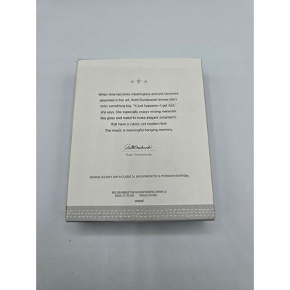 Hallmark Keepsake Christmas Ornament Happy Birthday Present Customizable