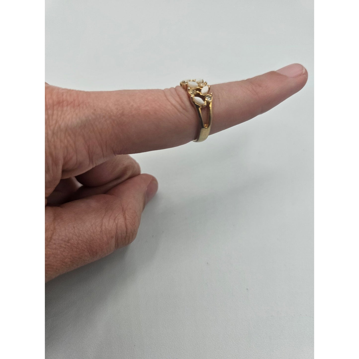 Vintage BARCS Silver TONE Amber Orange Glass CABOCHON Clip ON Earrings