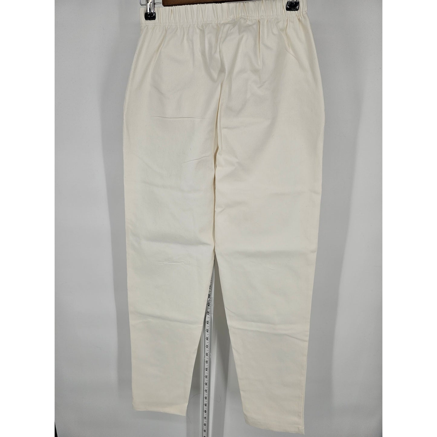 Vintage 1990s American Sweetheart Womens Sz S Pull On High Waist Pants White