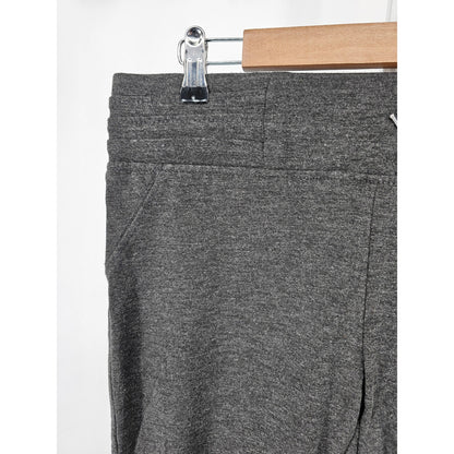 One 5 One Womes Sz L Pull On heather Gray Dress Pants Slim Leg