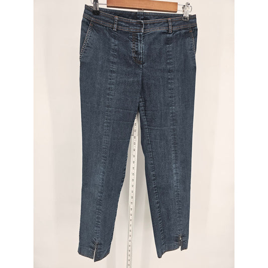 St. John Womens Sz 2 Straight Leg Medium Wash Blue Jeans