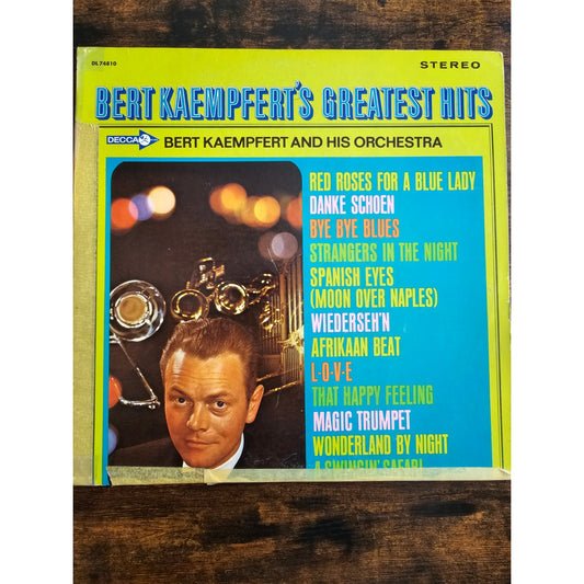 Vintage Bert Kaempfert's and his Orchestra Greatest Hits Decca Stereo DL 74810