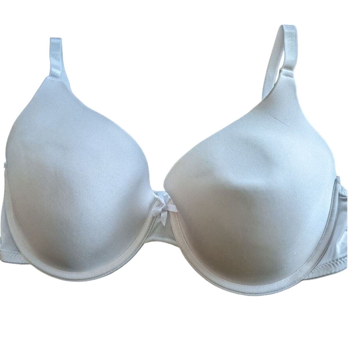 Secret Treasures Womens Sz 38DD Solid White T Shirt Bra Lightly Padded