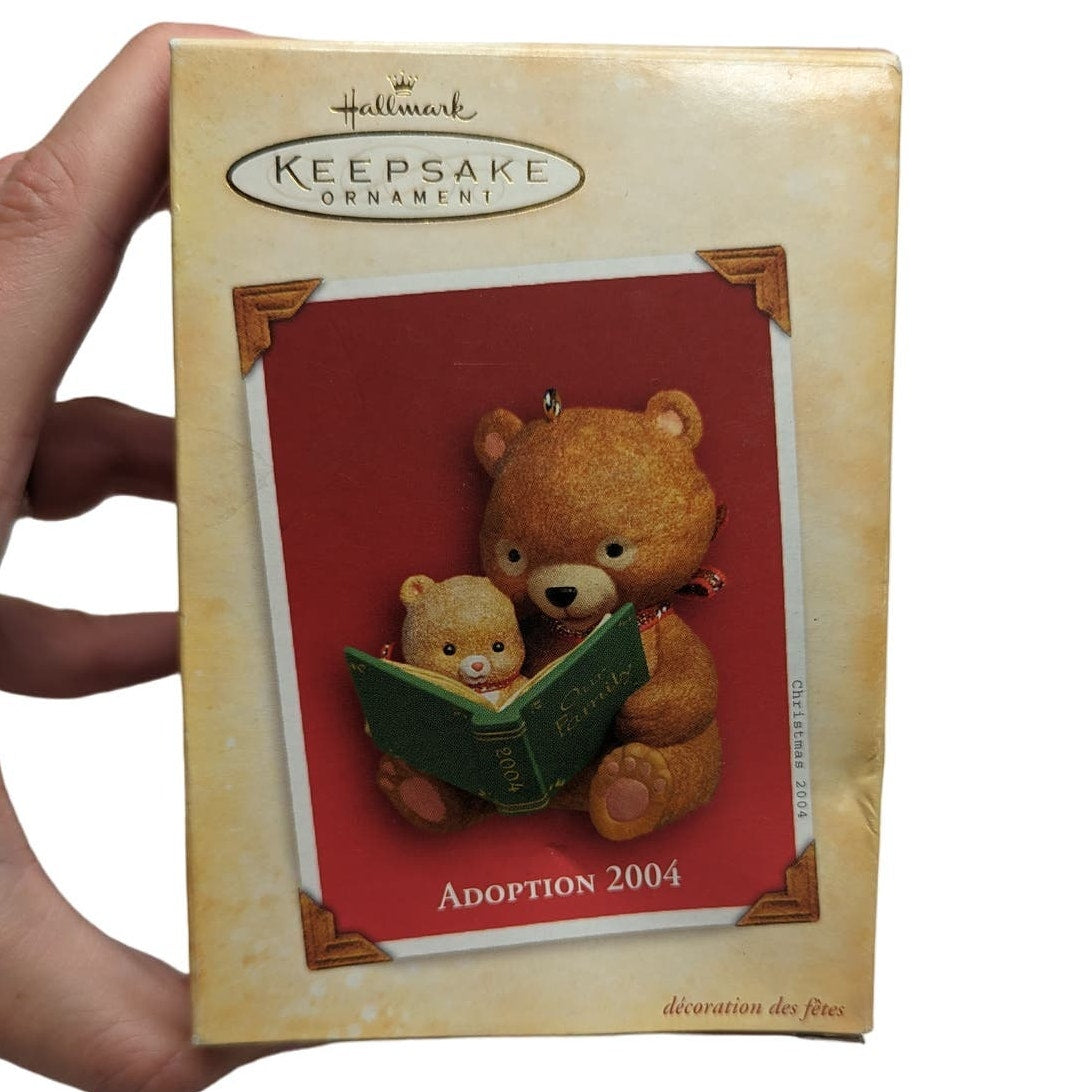 Hallmark Keepsake Christmas Ornament 2004 Adoption Baby Bear