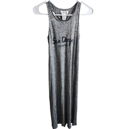 H&M LOGG Girls Sz 12 Maxi Dress Gray San Diego California