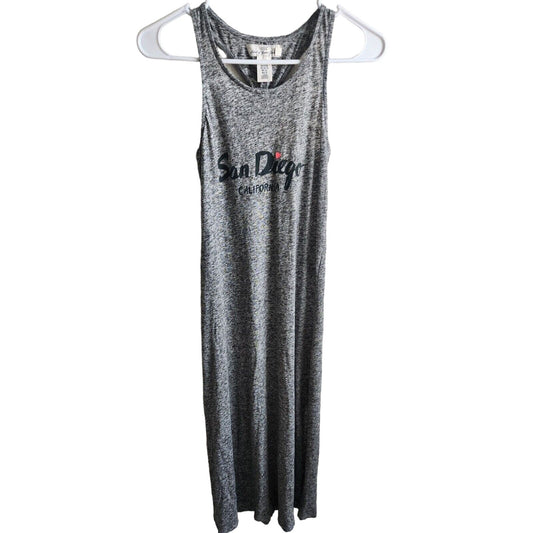 H&M LOGG Girls Sz 12 Maxi Dress Gray San Diego California