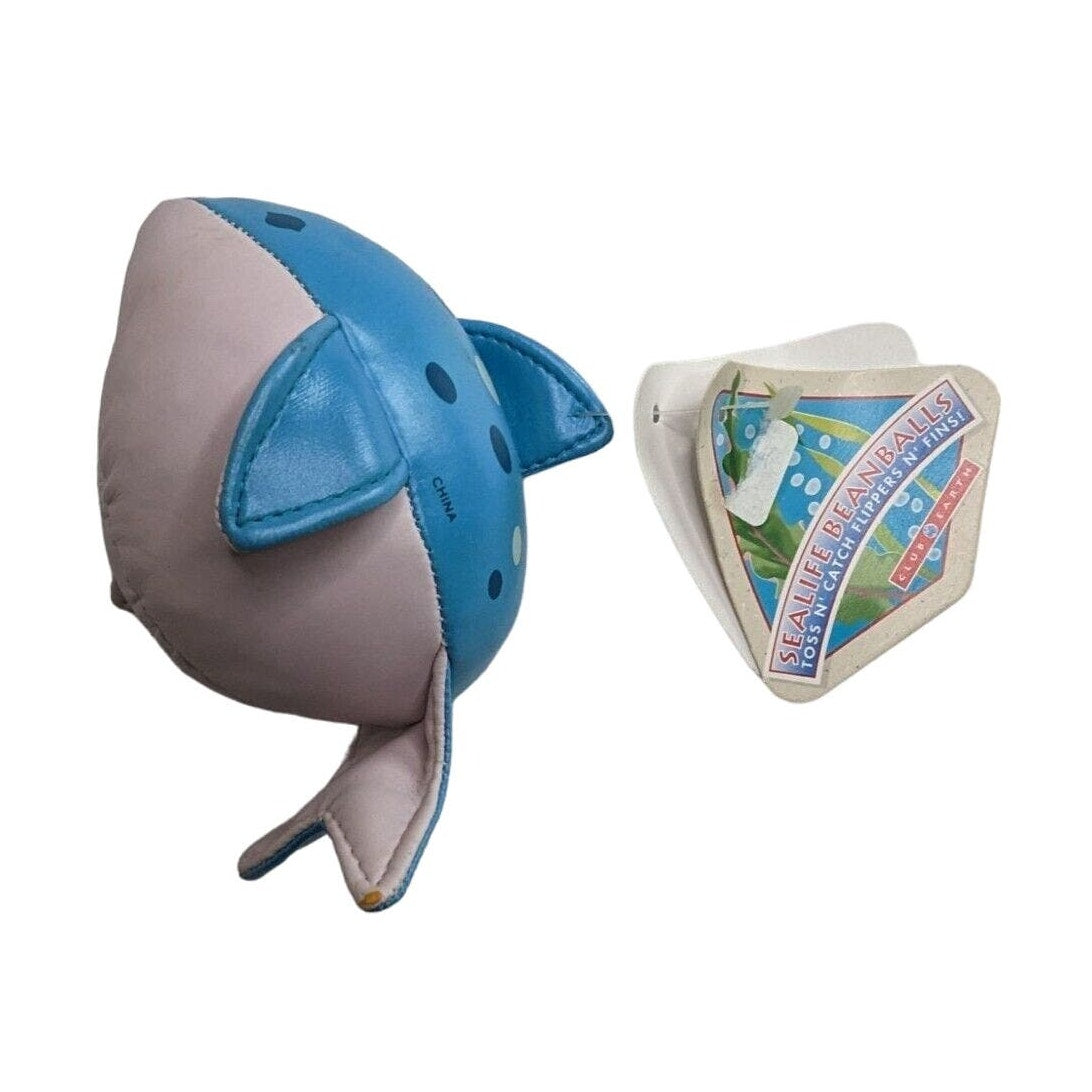 Vintage Sealife Beanballs Toss and Catch Whale Toy NEW