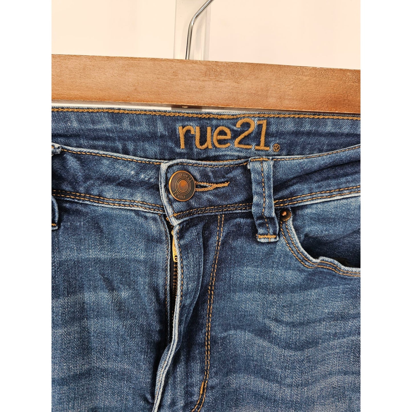 Rue 21 Womens Sz 4 High Rise Jegging Medium Wash Blue Jeans Skinny