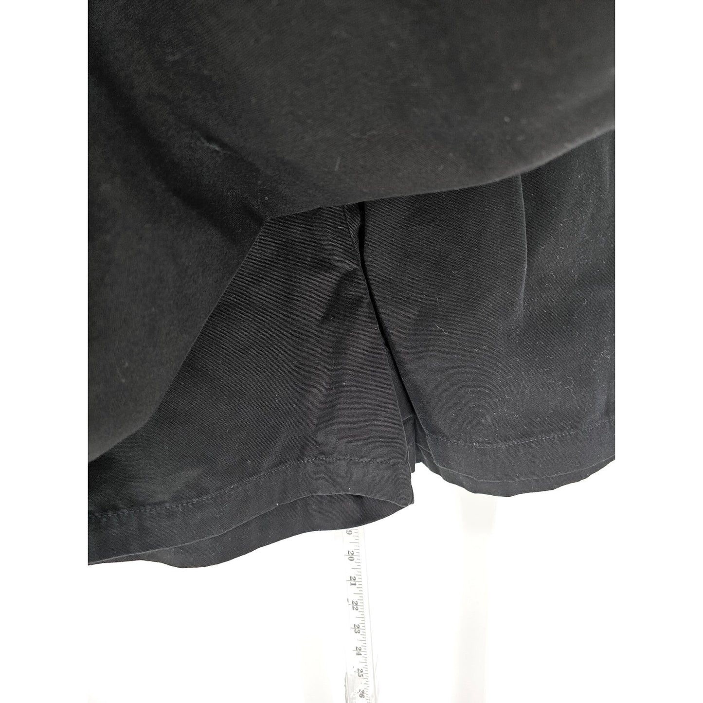 Vintage Marsh Landing Womens Sz 8 Black Cotton Skirt Skort 1990s NEW