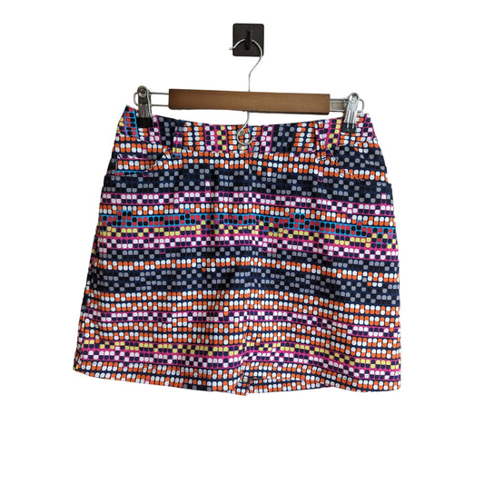 Slazenger Golf Womens Sz 2 Skirt Skort Athletic Colorful Polka Dot