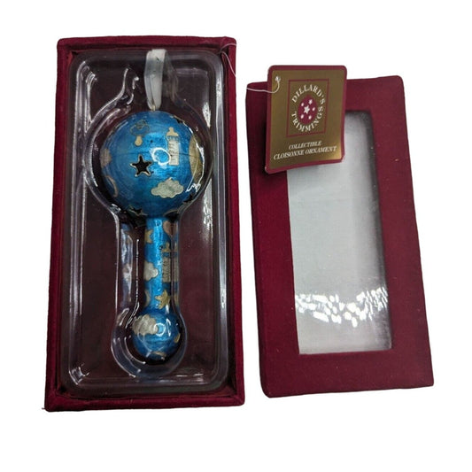 Dillards Trimmings Babys First Christmas Rattle Tree Ornament Glass
